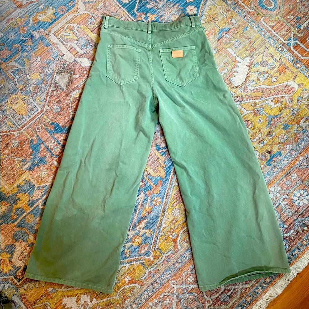Rudy Jude size 4  High wasit wide leg canvas pants-